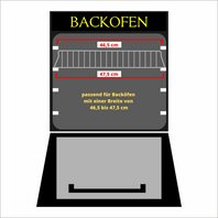 Uniq Dealz 465x375x25 mm Backrost / Backgitter/ Ofengitter/ Kombirost/ Grillrost  verchromt passend für Herde: BSH-Gruppe: Bosch Balay Constructa Siemens TeileNr. 00574876 / 574876