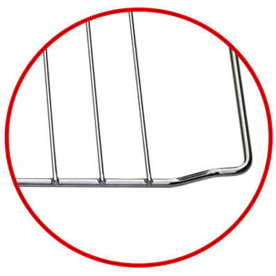 UNIQ DEALZ 445 x 375 x 30 mm und 40mm 3er Set mit 2 Backbleche 2 Tiefe emailliert und 1 Backrost 445x340x25 mm passend für Bauknecht Whirlpool Ignis