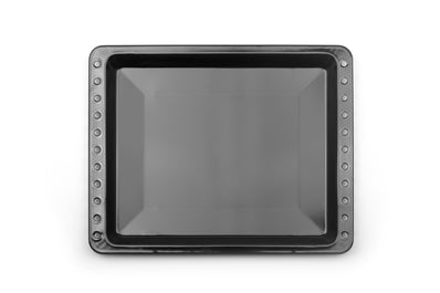 UNIQ DEALZ 460x370x25 mm Universal Backblech Fettpfanne emailliert / passend für Bosch / Siemens / Constructa / Neff BSH-Gruppe für Teile Nr. 675876 und 662999 / Balay / Profilo / Samsung / Gorenje / Teka / Beko